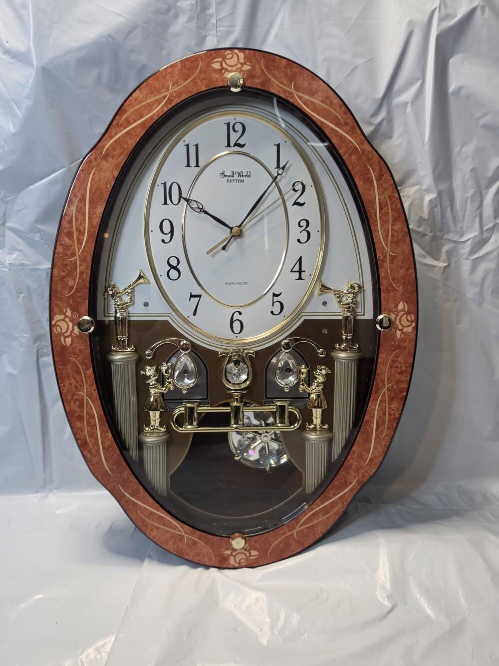 Small World Rhythm Clock Chime 12 Melodies + 3 Christmas Songs Hourly Sound